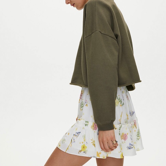 Aritzia Sunday Best Trixie skirt floral - Picture 4 of 6
